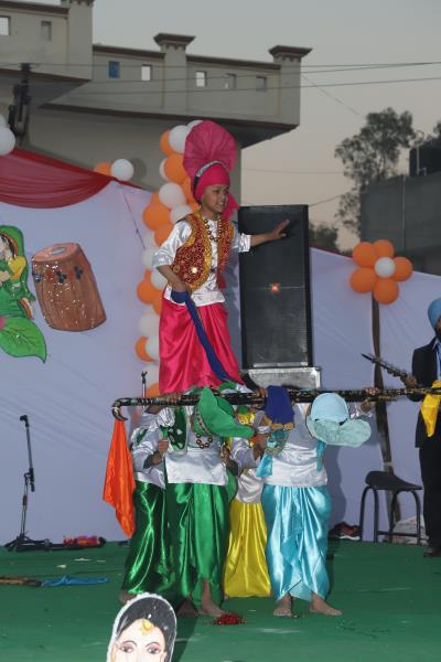 Marigold student bangra in Annual function
